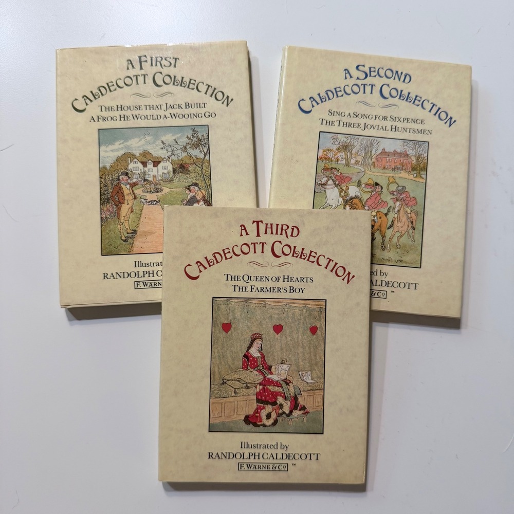 Vintage Randolph Caldecott Collection Books 1-3 Warne Classics Series F 1986